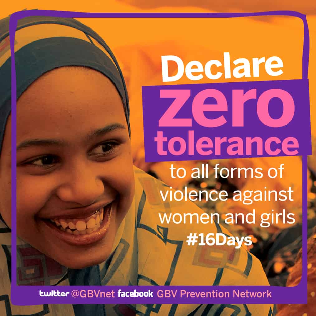 Zero Tolerance to violence