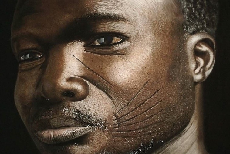 Tribal Marks series III no. 7. Photo: Olatunji/Instagram
