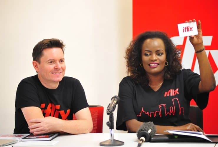 LeftGeneral-Manager-Paul-Coogan-and-Right-Marketing-Manager-Bernice-Macharia-introduce-iFlix-at-the-media-roundtable-on-29th-August-at-Aspire-Center- Press Pictures