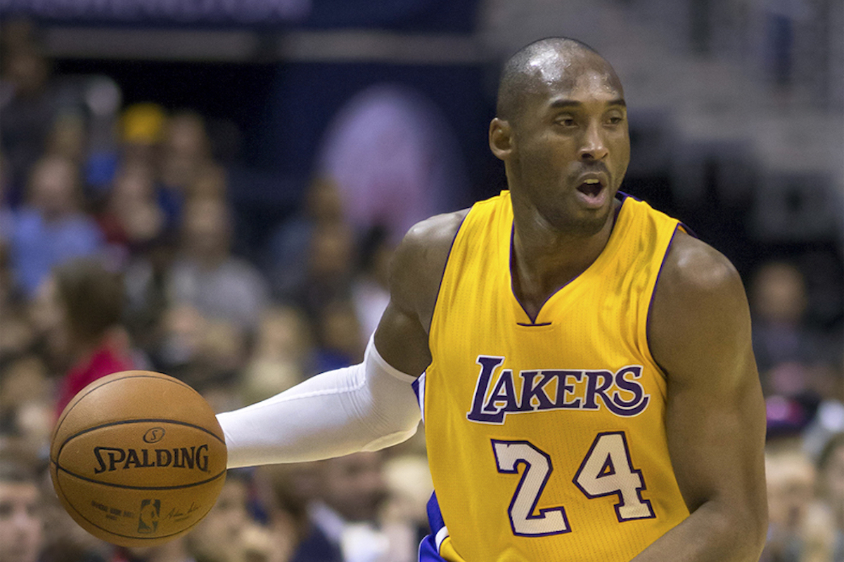 Kobe Bryant in action for the Lakers at Wizards