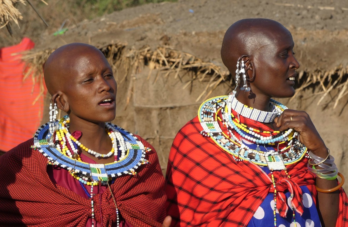 Maasai women,