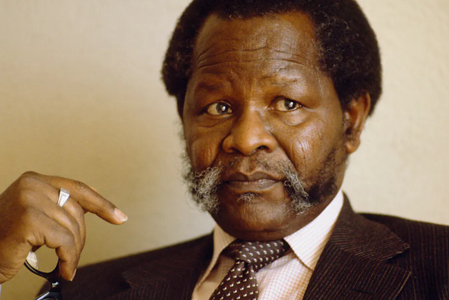 African National Congress leader Oliver Tambo during his exile in Botswana