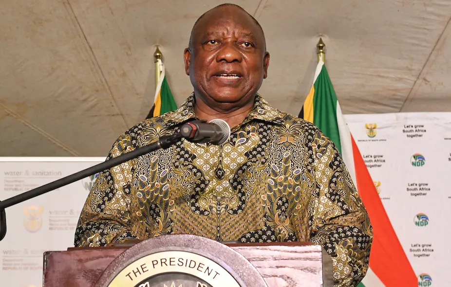 President Cyril Ramaphosa.