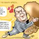 Cartoon of Lavrov visit to South Africa