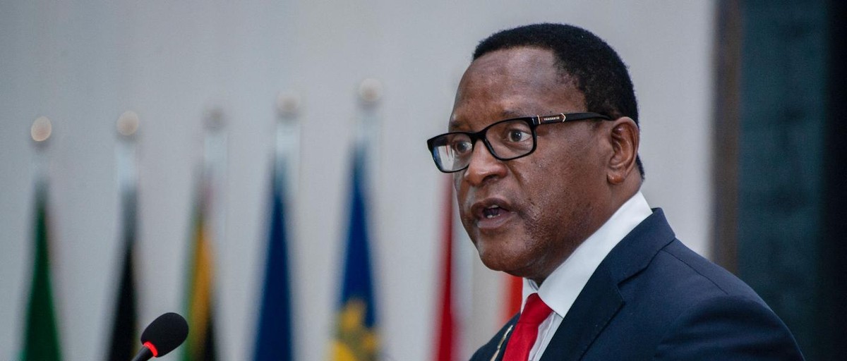 Malawian President Lazarus Chakwera