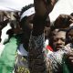 Nigerians protesting