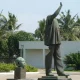 A statue of Kwame Nkrumah.