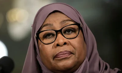 Tanzania President Samia Suluhu Hassan.