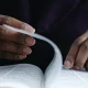 A person reading the bible