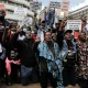 Kenyans protest against police extrajudicial killings in Nairobi in December 2022.