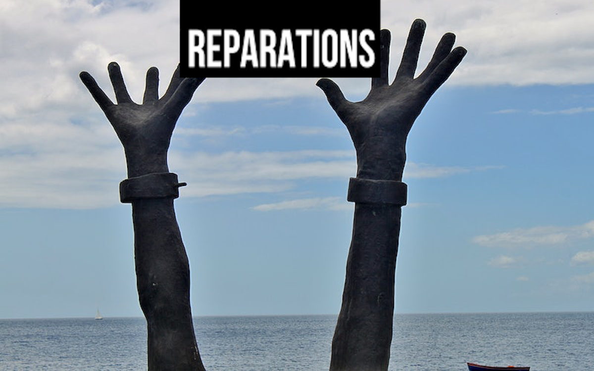 Slavery image. Modified image.