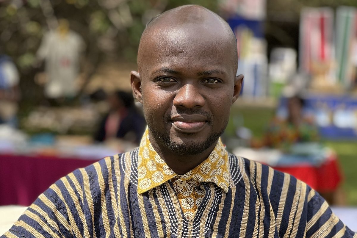 Africans Rising Movement Coordinator, Hardi Yakubu smiling