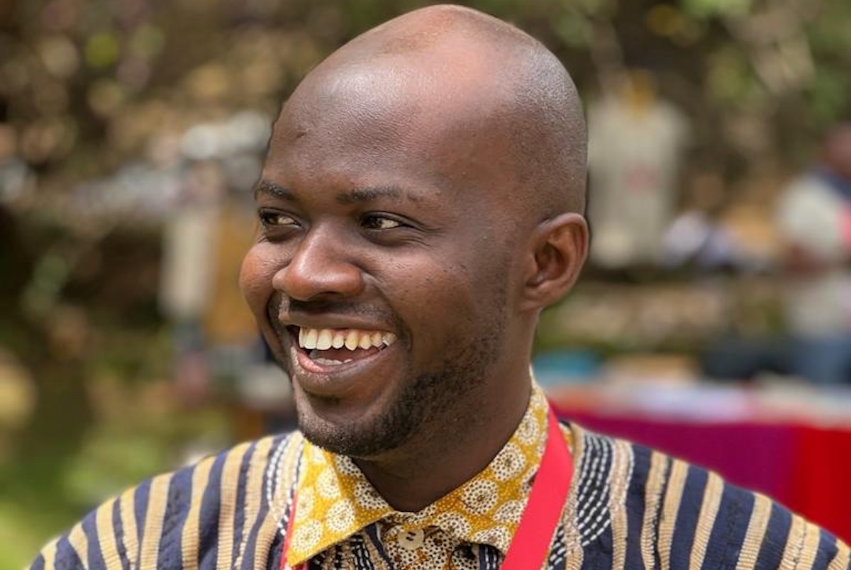 Africans Rising Movement Coordinator, Hardi Yakubu smiling