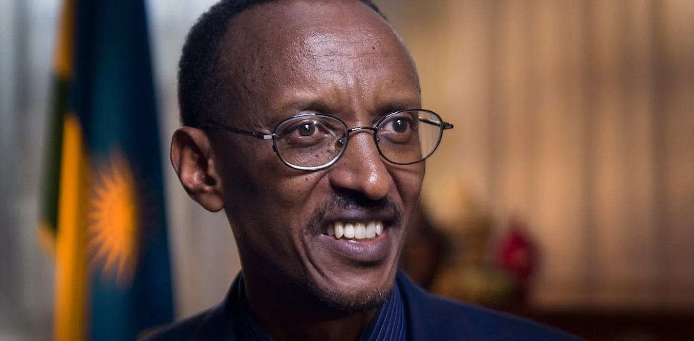 Paul Kagame smiling