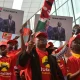 Supporters at the launch of the Jubilee Party manifesto in Nairobi, Kenya, in June 2017.
