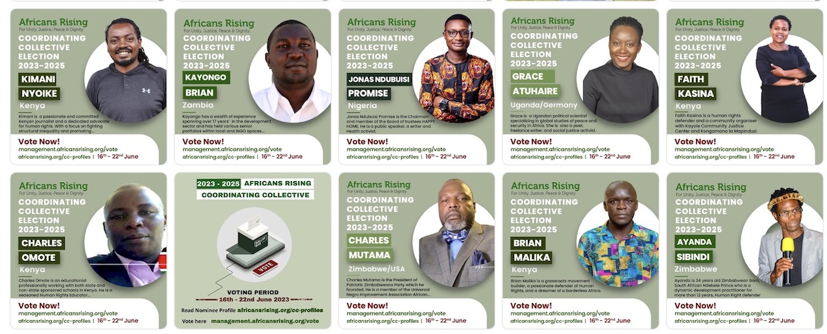 Pan-African progressives Africans Rising elect coordinating collective