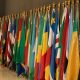 Flags of various African countries