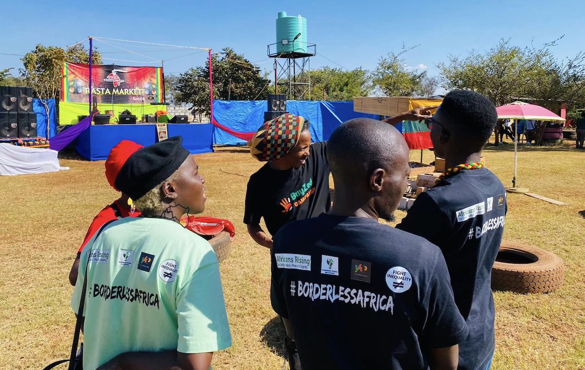 The Youth4Parliament movement joined many progressive forces that gathered at the Rasta Market by Roots Cafe to mark Africa Freedom Day.
