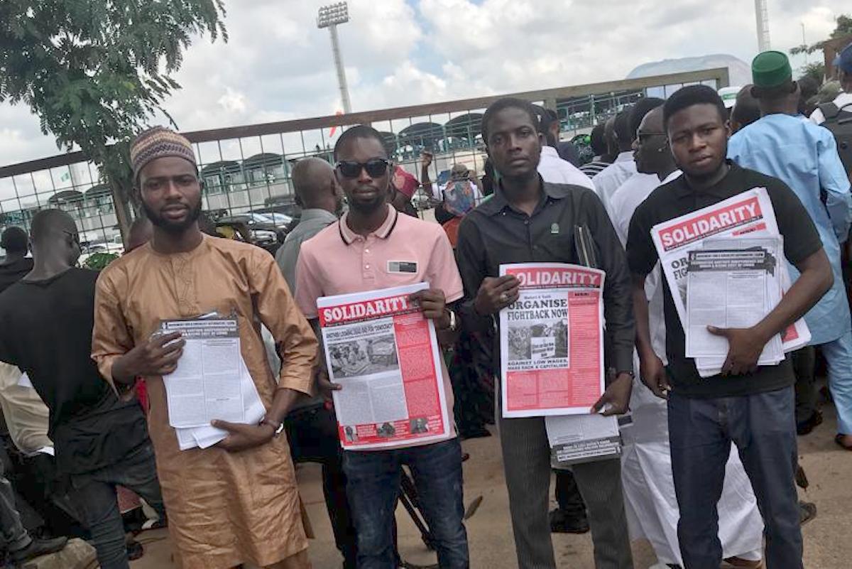 Members of Movement for a Socialist Alternative (MSA) in Abuja in October, 2022.