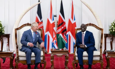 King Charles III (L) and The President of the Republic of Kenya William Ruto (R). Photo by Samir Hussein/WireImage/GettyImages