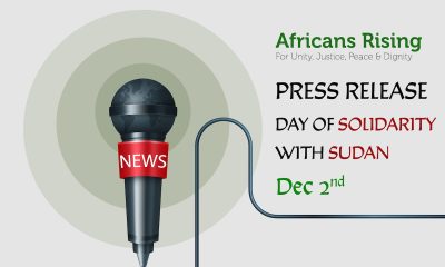 Africans Rising condemns ongoing war in Sudan, declares Day of Solidarity (2nd December, 2023)