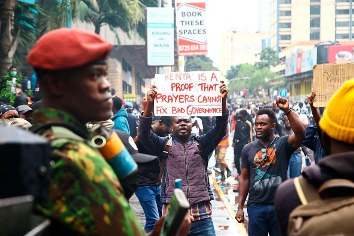 #OccupyParliament Protests Against Kenya’s Finance Bill