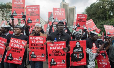 Anti-coal Protest in Kenya - June 5th 2018 Environmental activists in Kenya are determined to show that coal has no place in the country’s energy future. Photo by decoalonize.org
