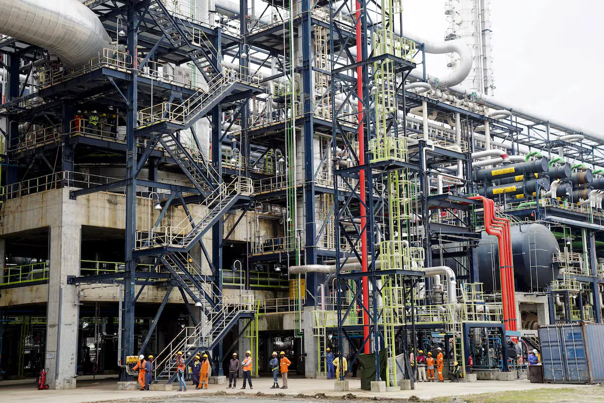 Dangote Petroleum Refinery in Lagos, Nigeria. Pic Courtesy: Reuters, March 18, 2025.