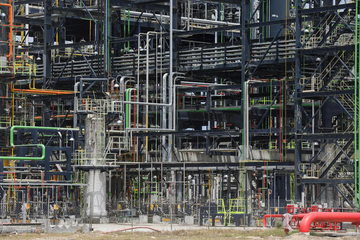 Dangote Petroleum Refinery in Lagos, Nigeria. Pic Courtesy: Reuters, October 30, 2024.