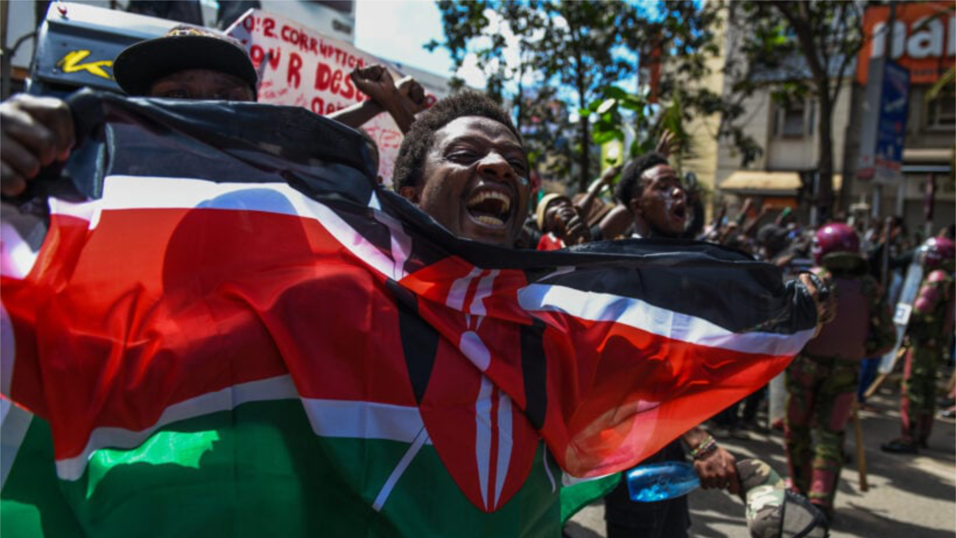Kenyans protest unjust taxation