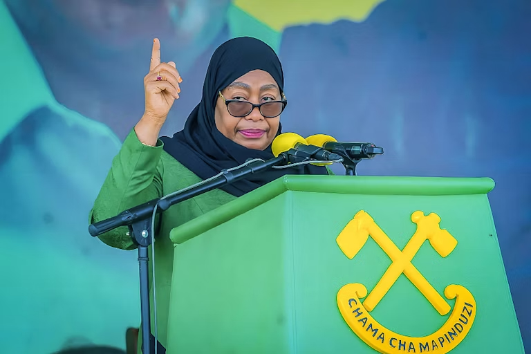 Tanzania President Samia Suluhu Hassan. Michael Jamson/AFP via Getty Image