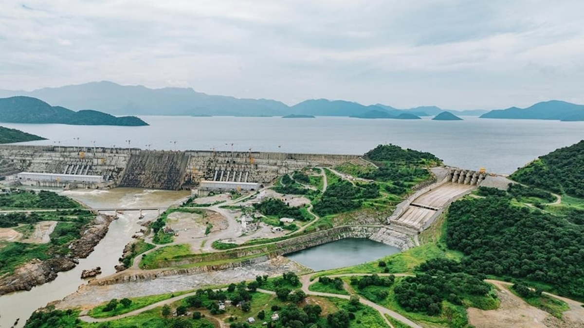 Grand Ethiopian Renaissance Dam: Photo credit. Prime Minister Office Ethiopia. Public Domain/ commons.wikimedia