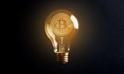 Bitcoin symbol illuminated in a light bulb. Image credit: AI generated/ThisIsAfrica.